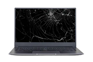 Cracked LCD