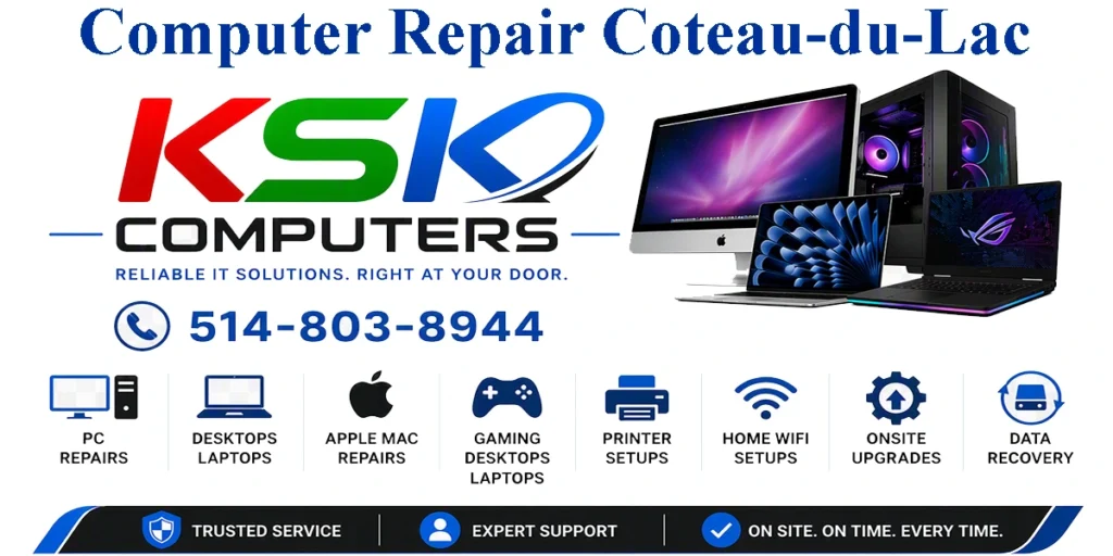 Computer Repair in Coteau-du-Lac QC