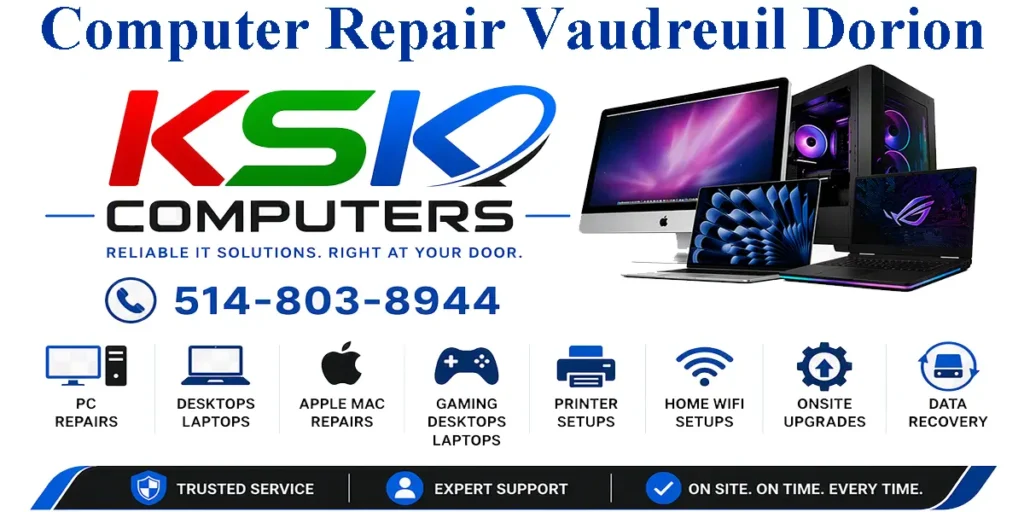 Computer Repair in Vaudreuil Dorion